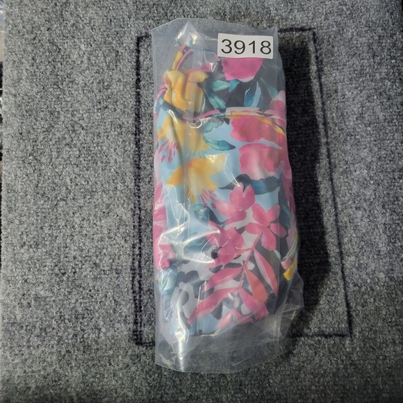 BCBG Paris One Piece Swimsuit Women L Floral‎ Ruched Crisscross Back Swimwear - Picture 8 of 8